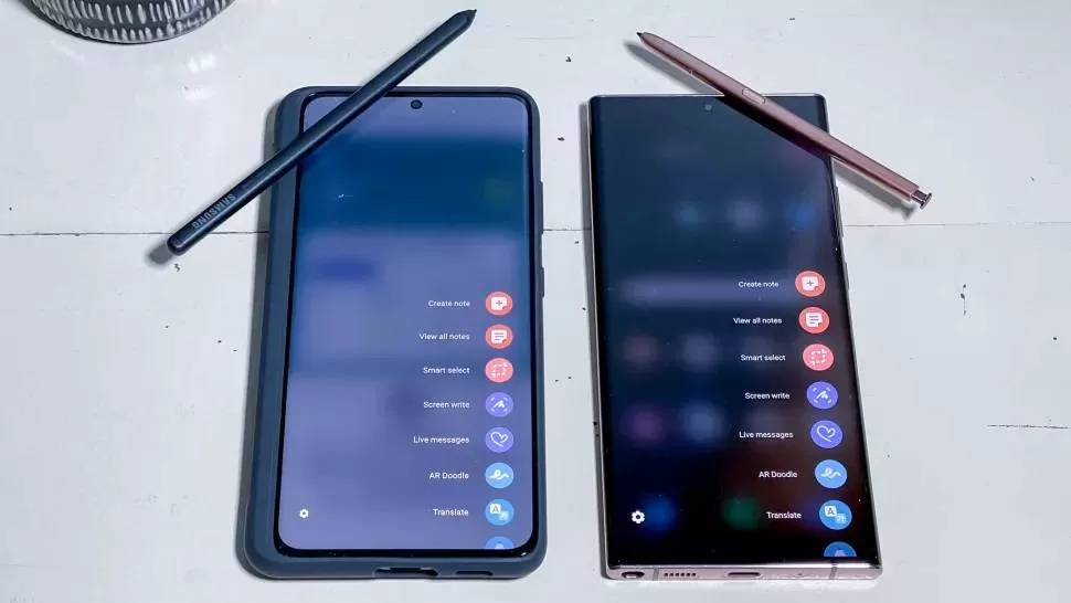 Samsung Galaxy S21 Ultra vs Galaxy Note20 Ultra