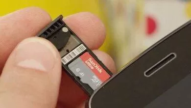 حافظه microSD در اندروید