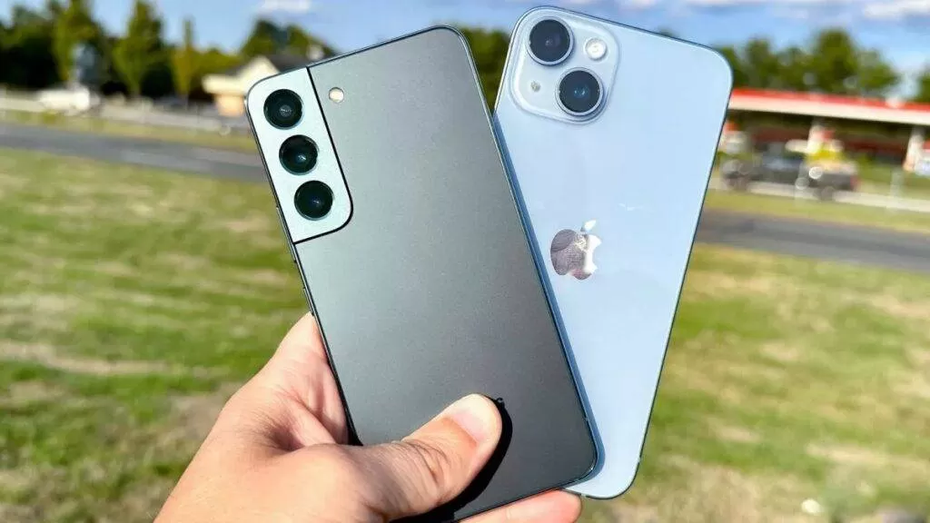 مقایسه iPhone14 با S22